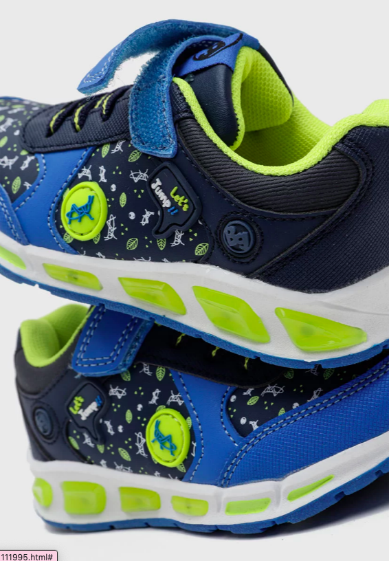 Zapatilla Bubble Gummers Azul (Luces) Niños 281-9639-3