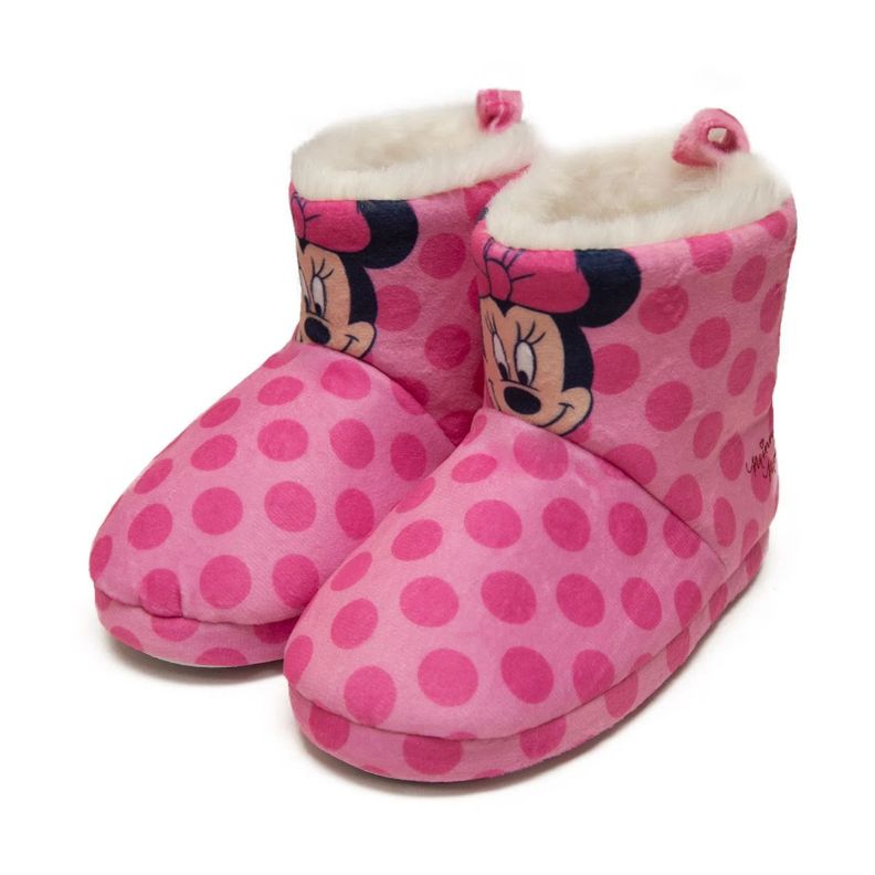 Pantufla Bota Niña Minnie Rosado Disney TBC 620881REG-0