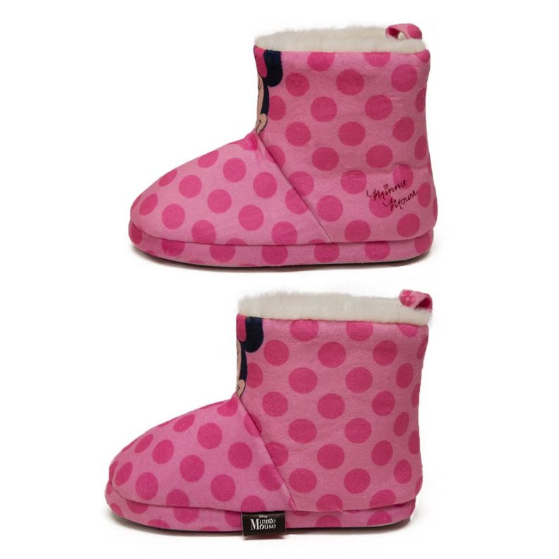 Pantufla Bota Niña Minnie Rosado Disney TBC 620881REG-1