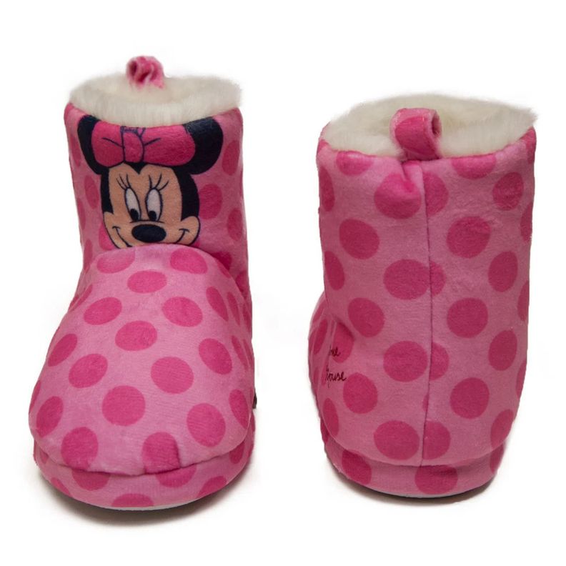 Pantufla Bota Niña Minnie Rosado Disney TBC 620881REG-2
