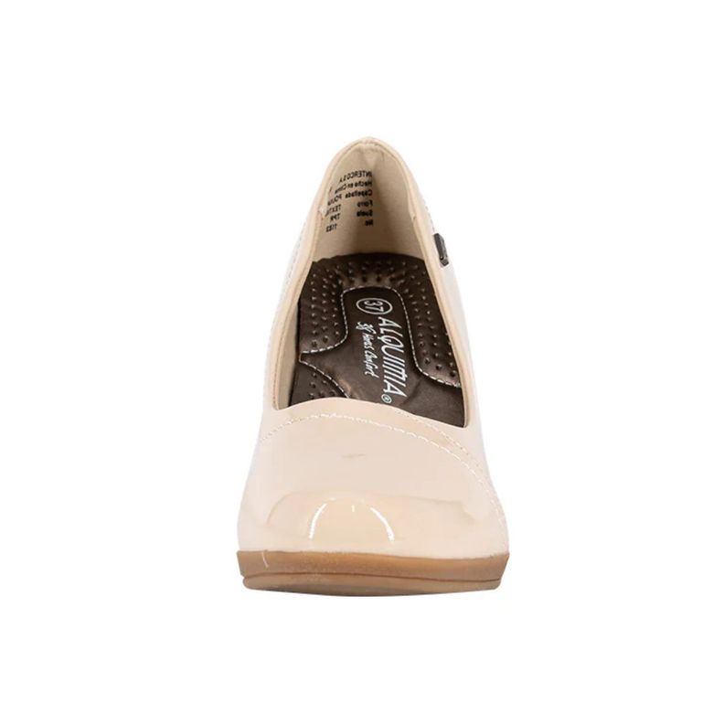 ZAPATOS ALQUIMIA BEIGE CHAROL 3390-2