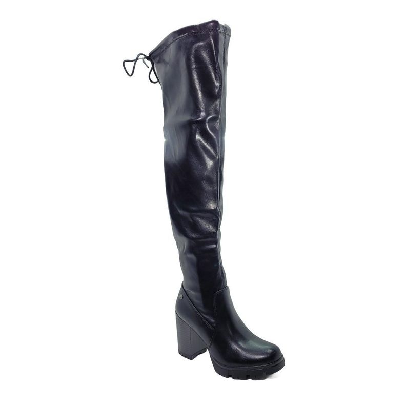 BOTAS BOTELI DE CUERO NEGRAS R72-1-0