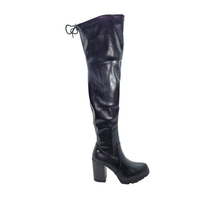 BOTAS BOTELI DE CUERO NEGRAS R72-1-1