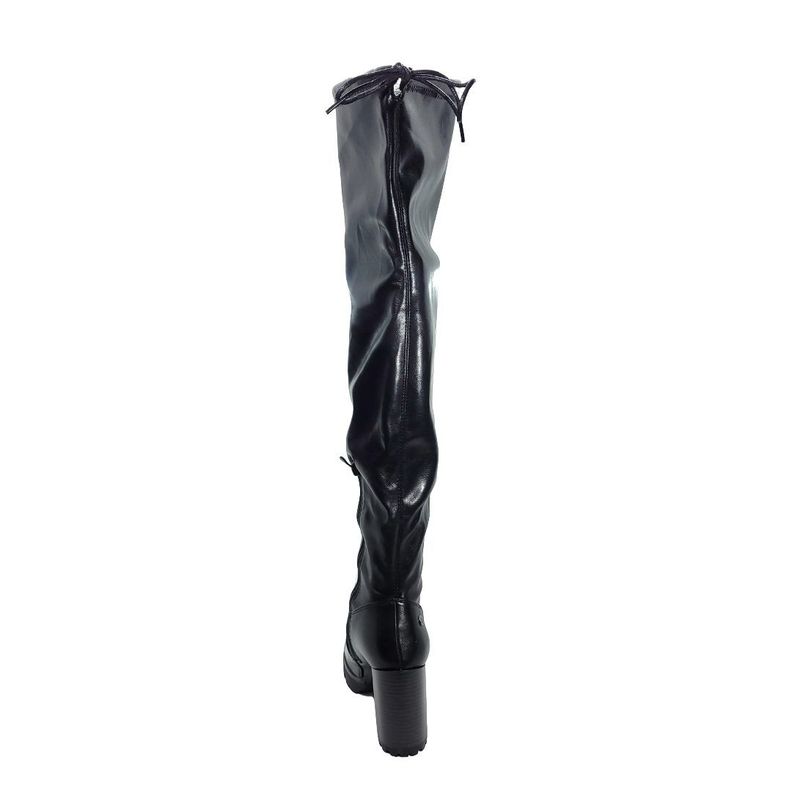 BOTAS BOTELI DE CUERO NEGRAS R72-1-2