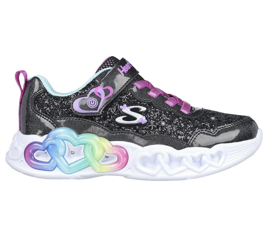 Zapatillas Skechers Infinite Heart Lights (Luces) Fress Love 303752L-BKTQ-1