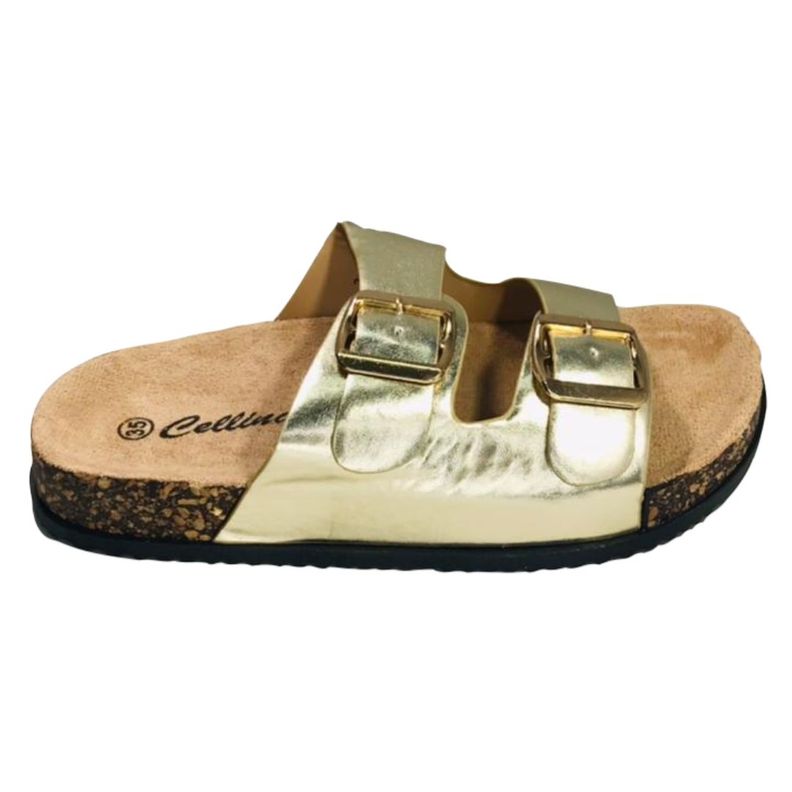 SANDALIAS CELINA RIGIO MUJER DORADA 2021-14-1