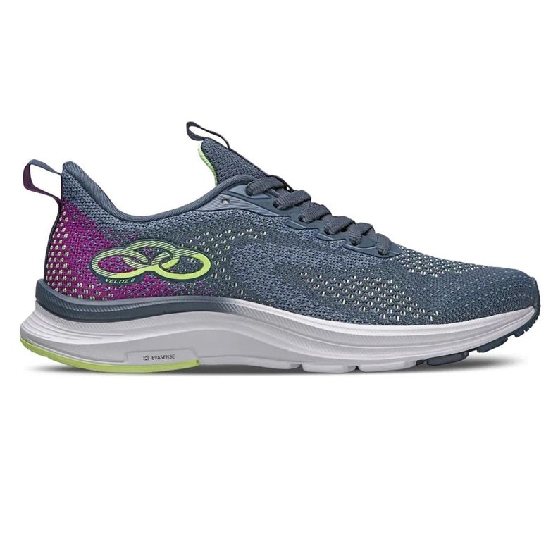 Zapatilla Running Mujer Veloz 2 Azul/Rosado-0