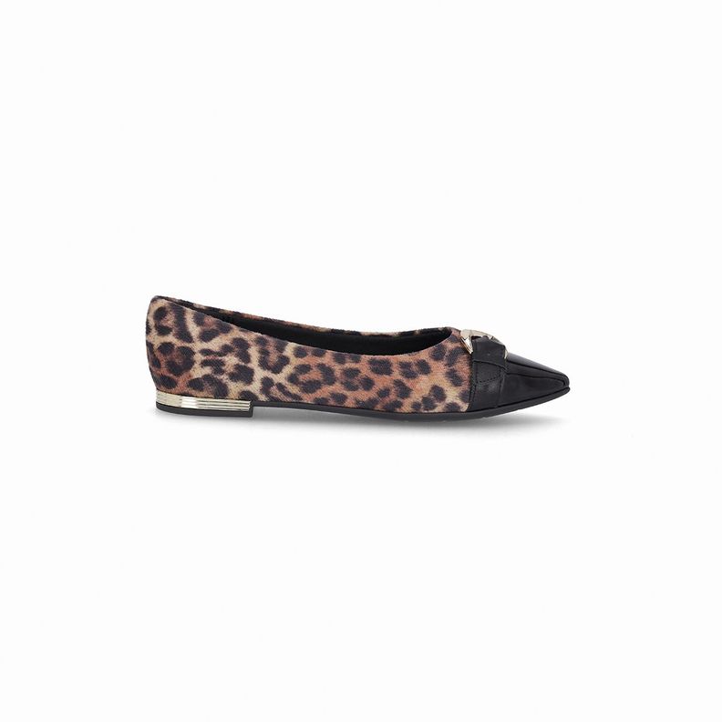 Zapato Mujer Negro/Animal Print Ana 58 Piccadilly-0
