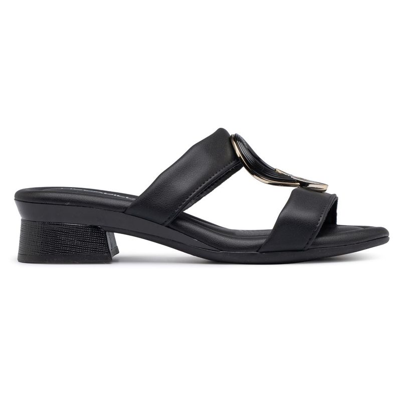 Sueco Mujer Negro/Dorado Lucia Piccadilly-0