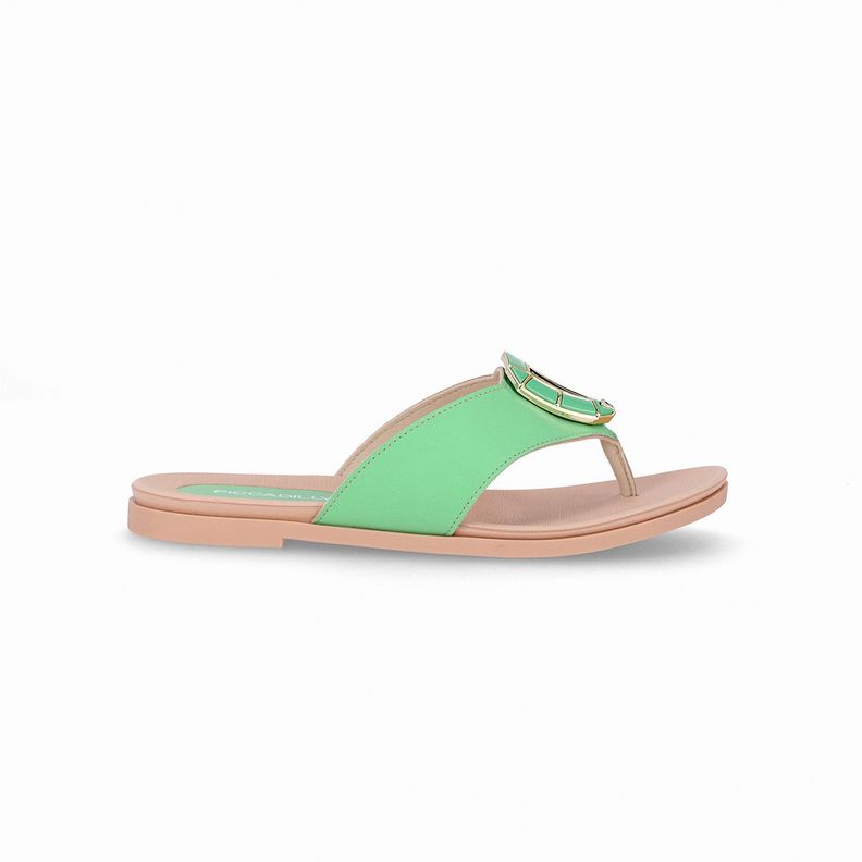 Sandalia Mujer Verde Mari Piccadilly 35
