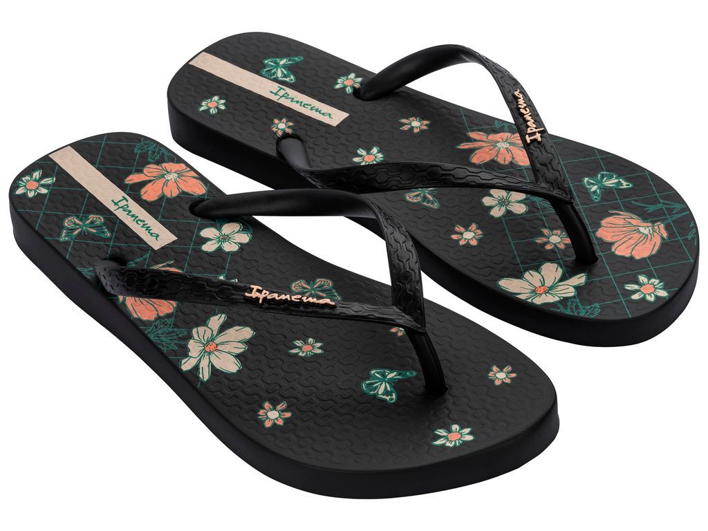 Sandalia Mujer Negro Oasis Ipanema-1