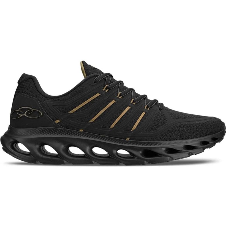 Zapatilla Hombre Cyber 4 Negro/Dorado-0