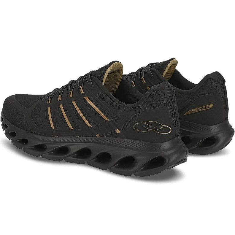 Zapatilla Hombre Cyber 4 Negro/Dorado-1