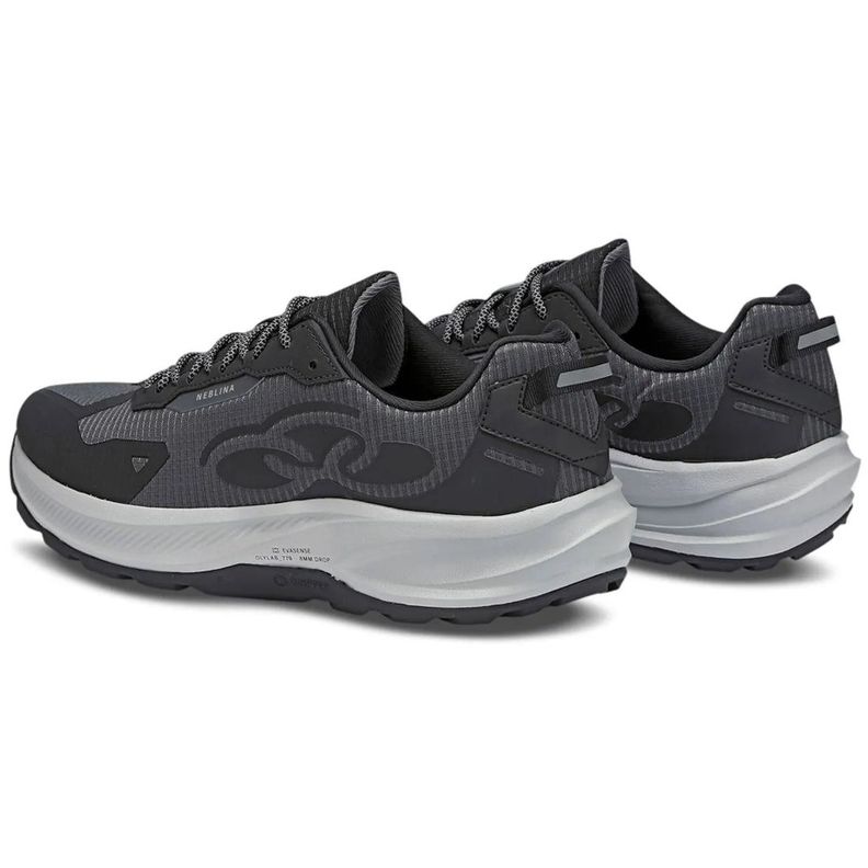 Zapatilla Trail Running Hombre Neblina Gris-2