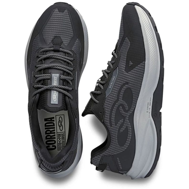 Zapatilla Trail Running Hombre Neblina Gris-3