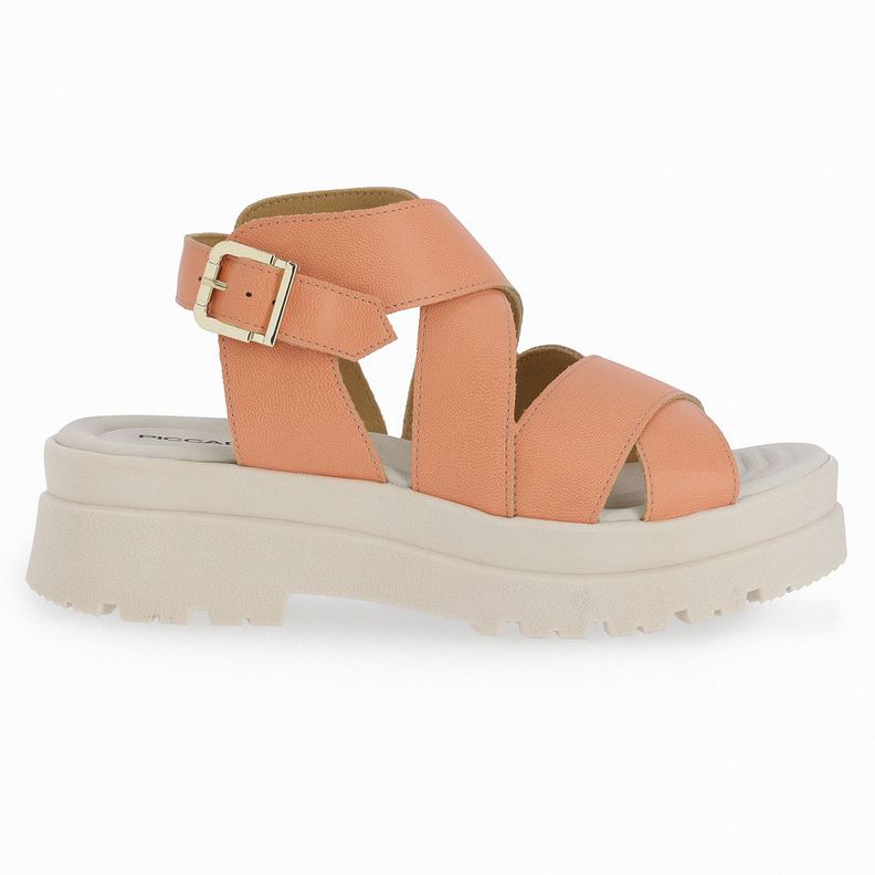 Sandalia Mujer Salmon Claudia Piccadilly