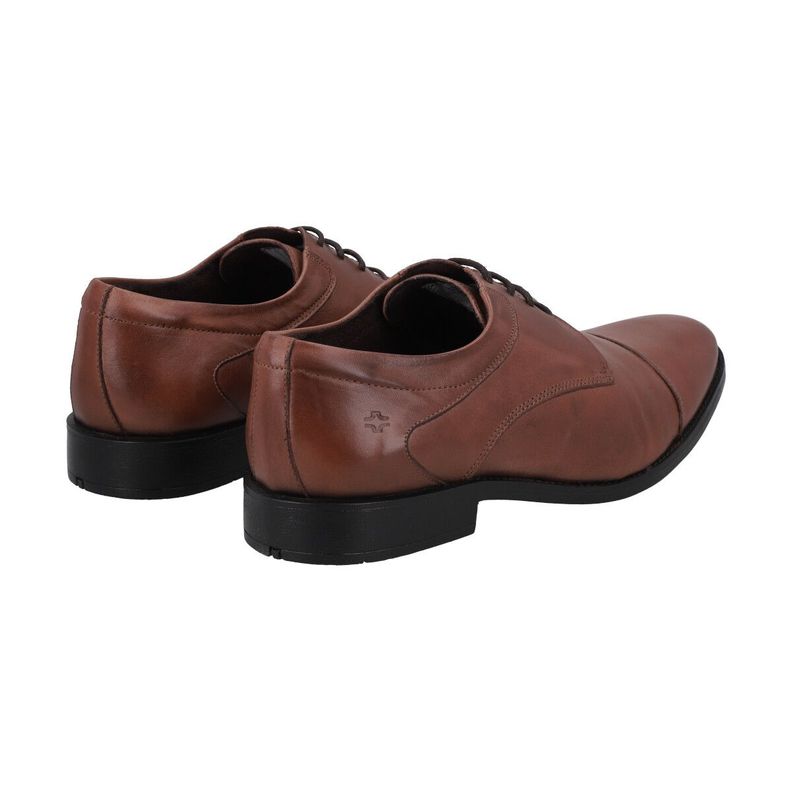 Zapato Formal Hombre Cuero Marron Perlatto-3