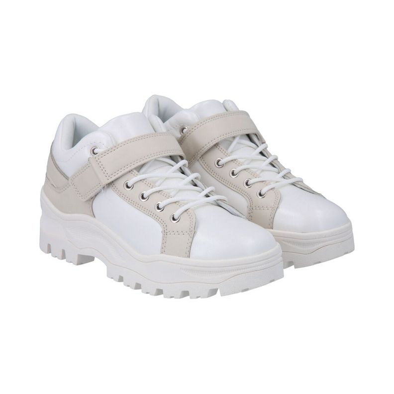 Zapatilla Mujer Blanco Solid Police-0
