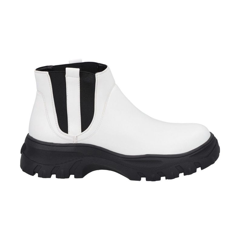 Botin Mujer Blanco Cota Police-3