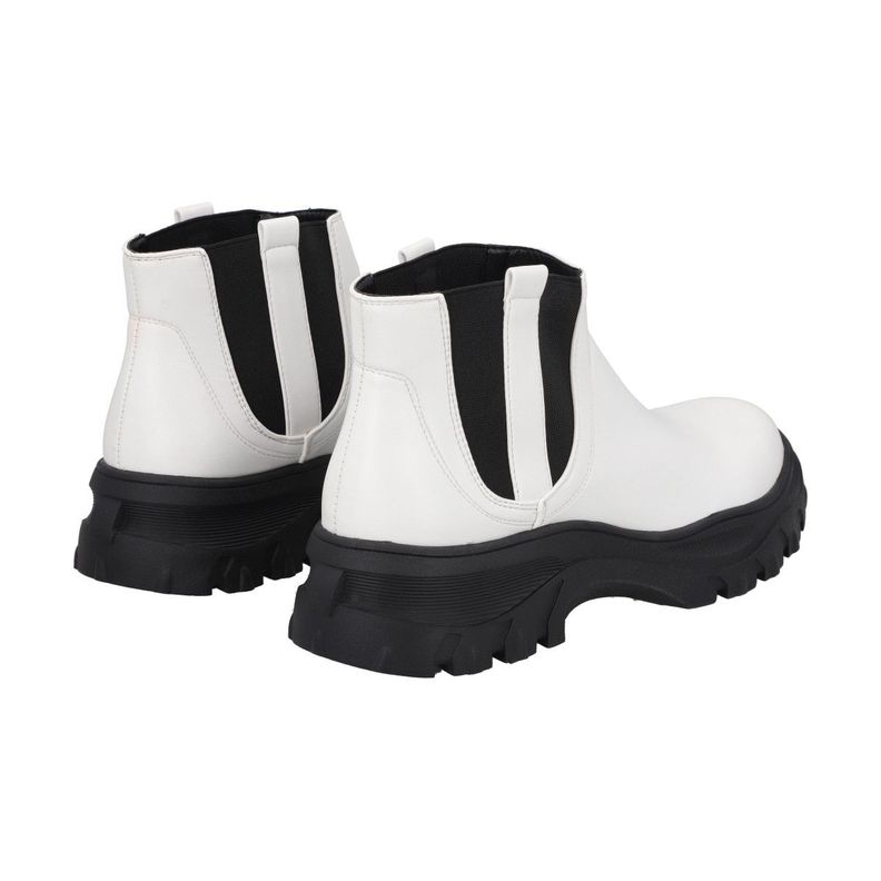 Botin Mujer Blanco Cota Police-4