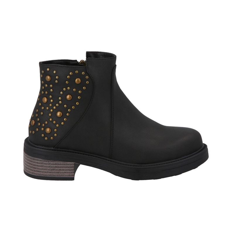 Botin Mujer Negro Olimpya Police 35