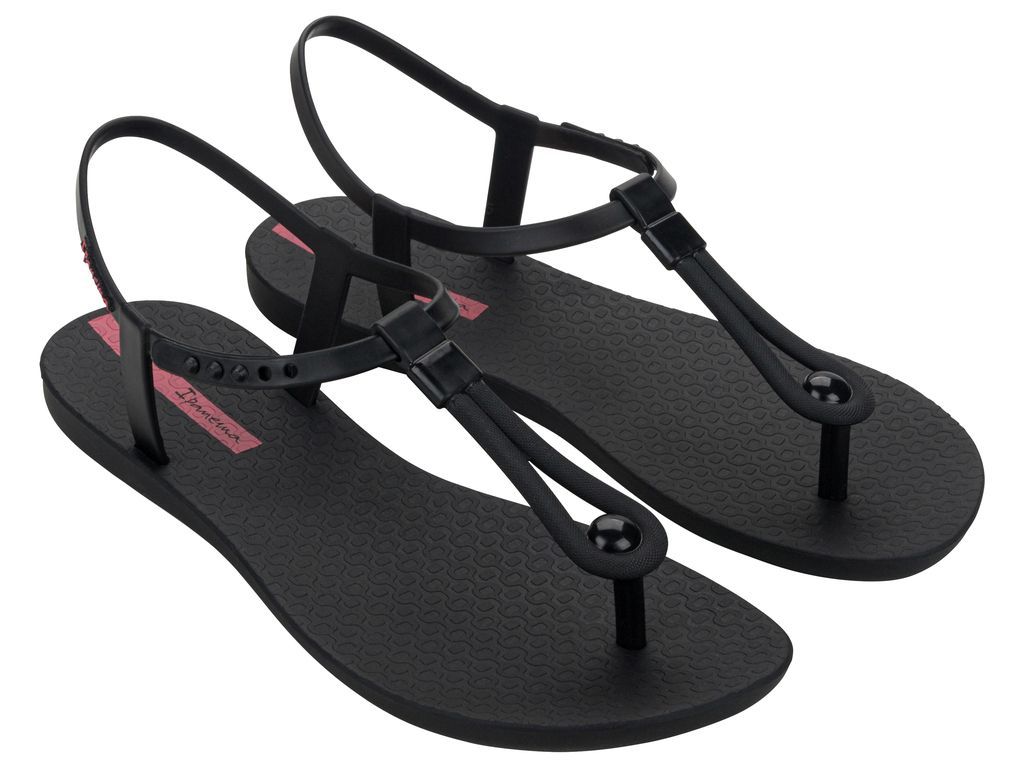 Sandalia Mujer Negro Class Slim Ipanema-1