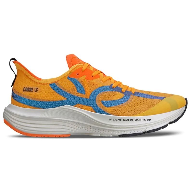 Zapatilla Running Mujer Corre 3 Naranja-0
