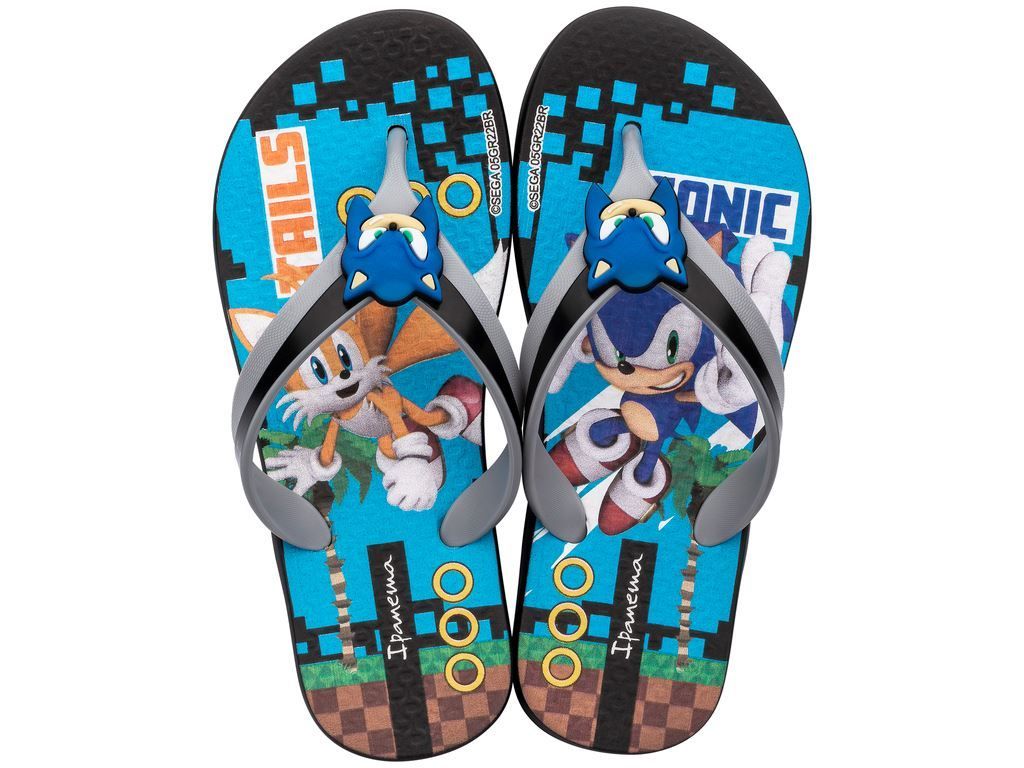 Sandalia Nino Negro Sonic Speed 489 Ipanema 28-29