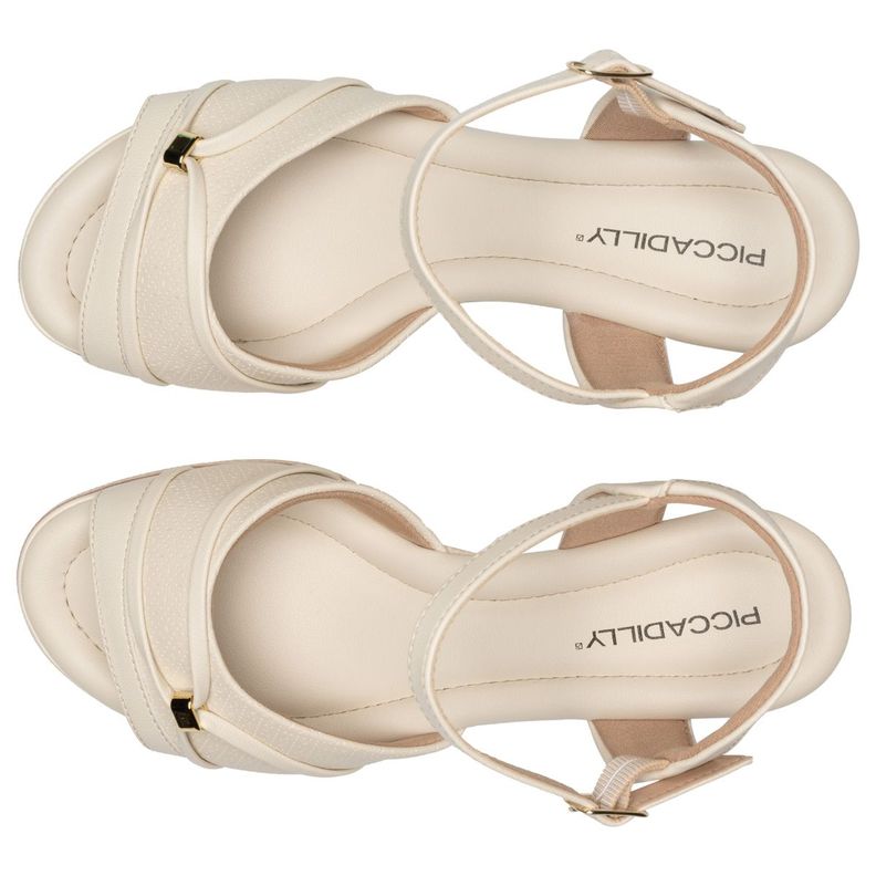 Sandalia Mujer Anabela Alice Hueso 759 Piccadilly-2