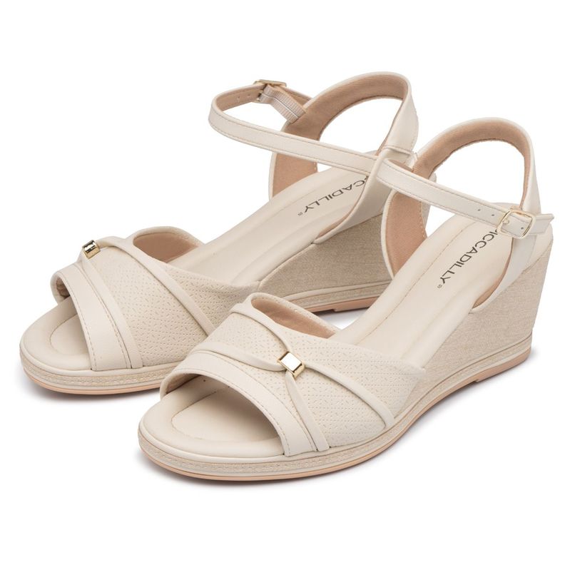 Sandalia Mujer Anabela Alice Hueso 759 Piccadilly-1