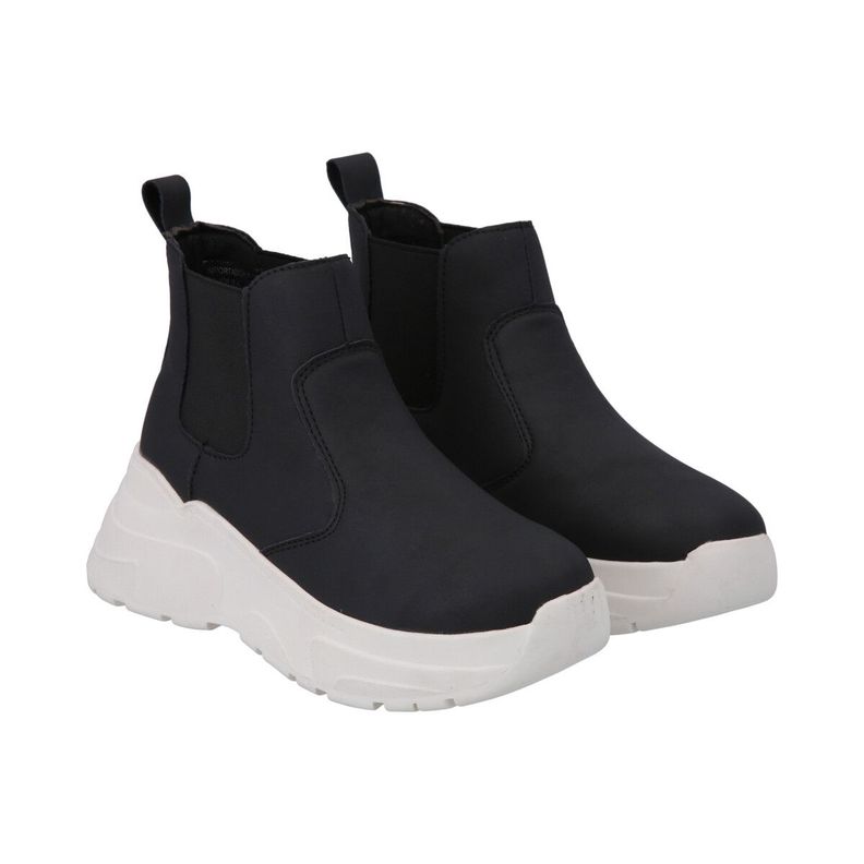 Botin Mujer Negro Dunkin Police-0