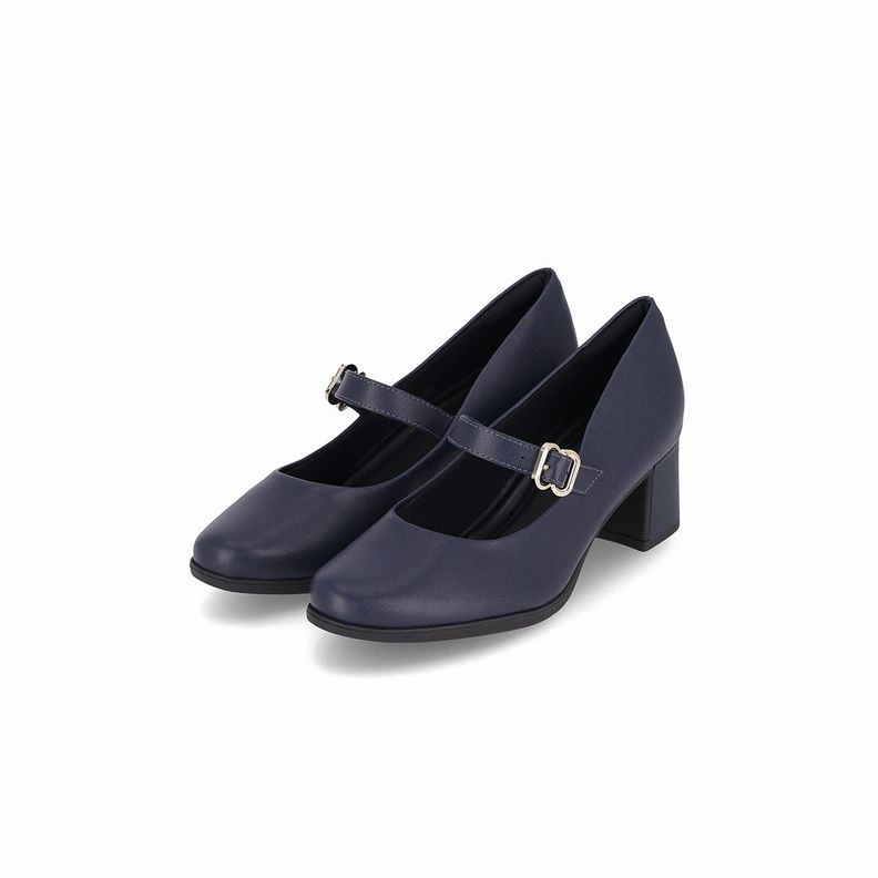 Zapato Mary Jane Mujer Azul Danubia Piccadilly-1