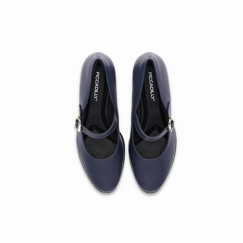 Zapato Mary Jane Mujer Azul Danubia Piccadilly-2