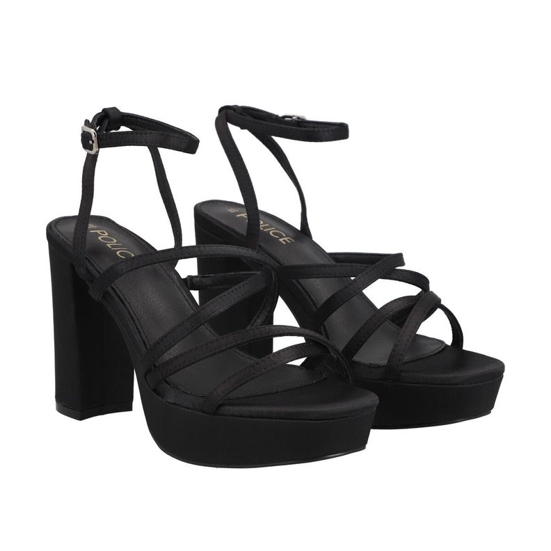 Sandalia Mujer Negro Holly Police-0
