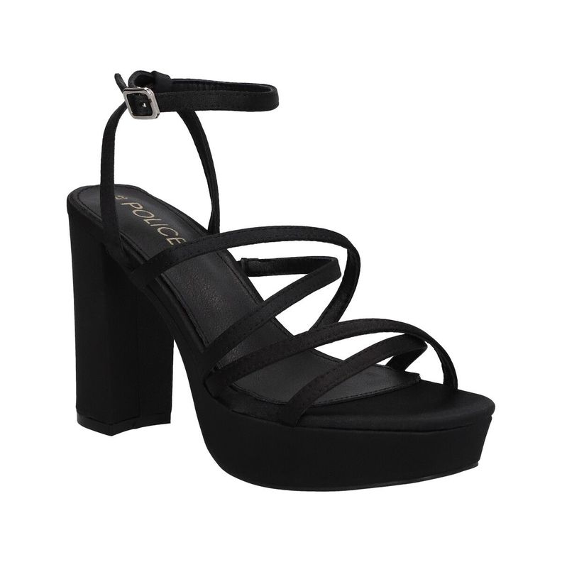 Sandalia Mujer Negro Holly Police-1