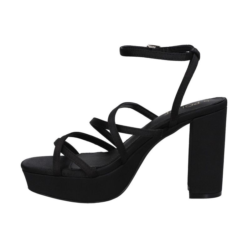 Sandalia Mujer Negro Holly Police-2