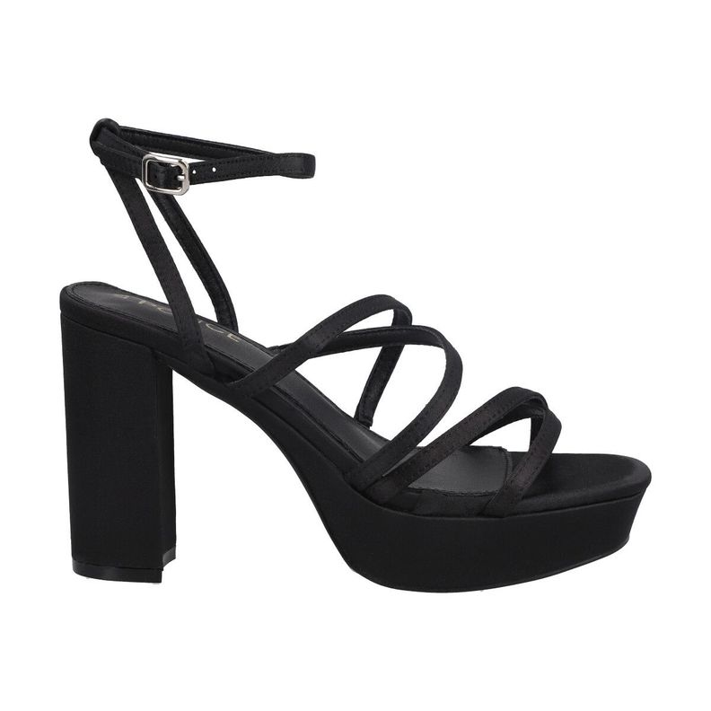 Sandalia Mujer Negro Holly Police-4