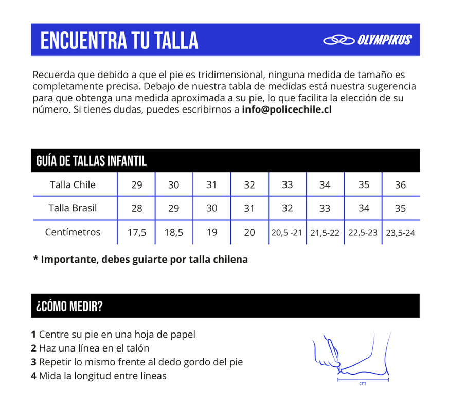 Zapatilla Infantil Cyber 3 Azul/Naranja Olympikus-5