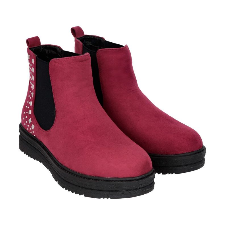 Botin Mujer Rojo Olive Police-0