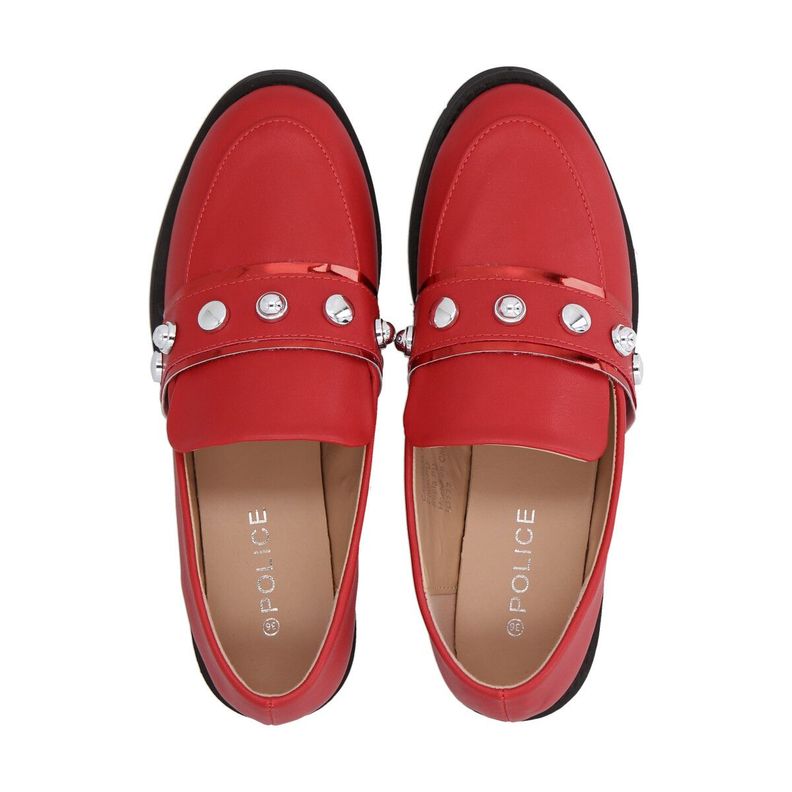 Zapato Mujer Rojo Lola 77 Police-1