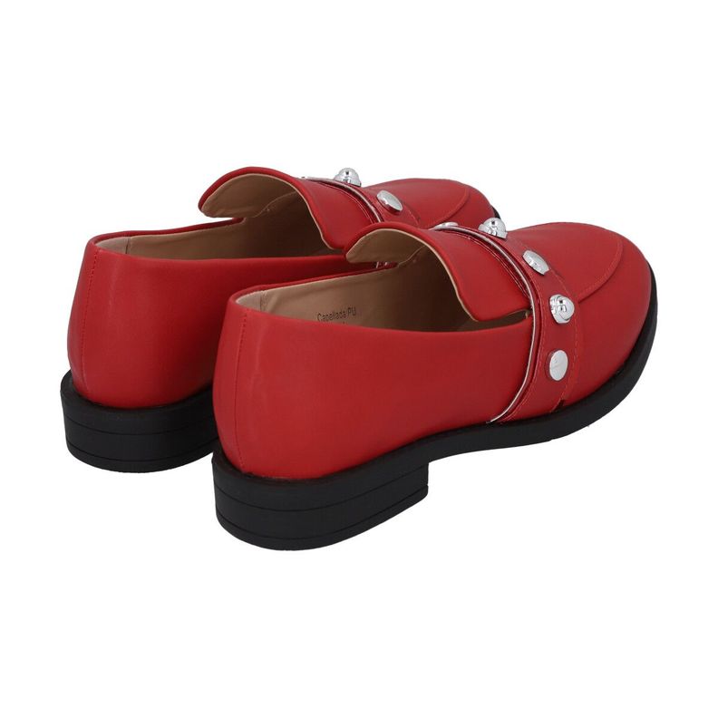 Zapato Mujer Rojo Lola 77 Police-4