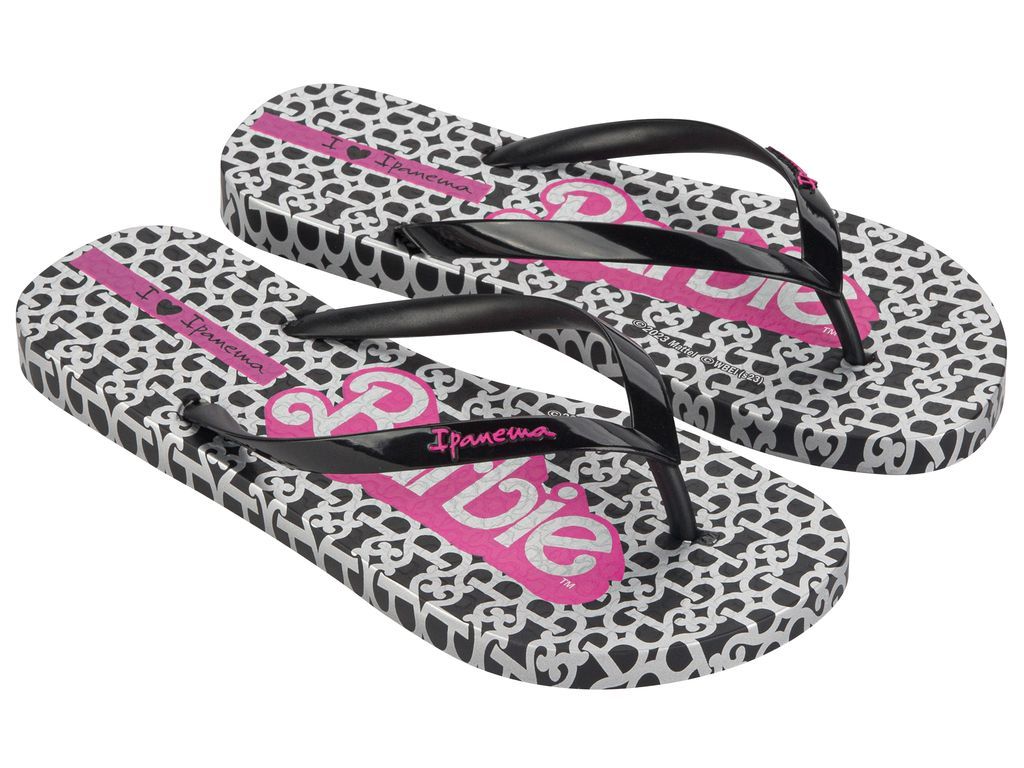 Sandalia Mujer Negro/Gris Barbie Ipanema-1
