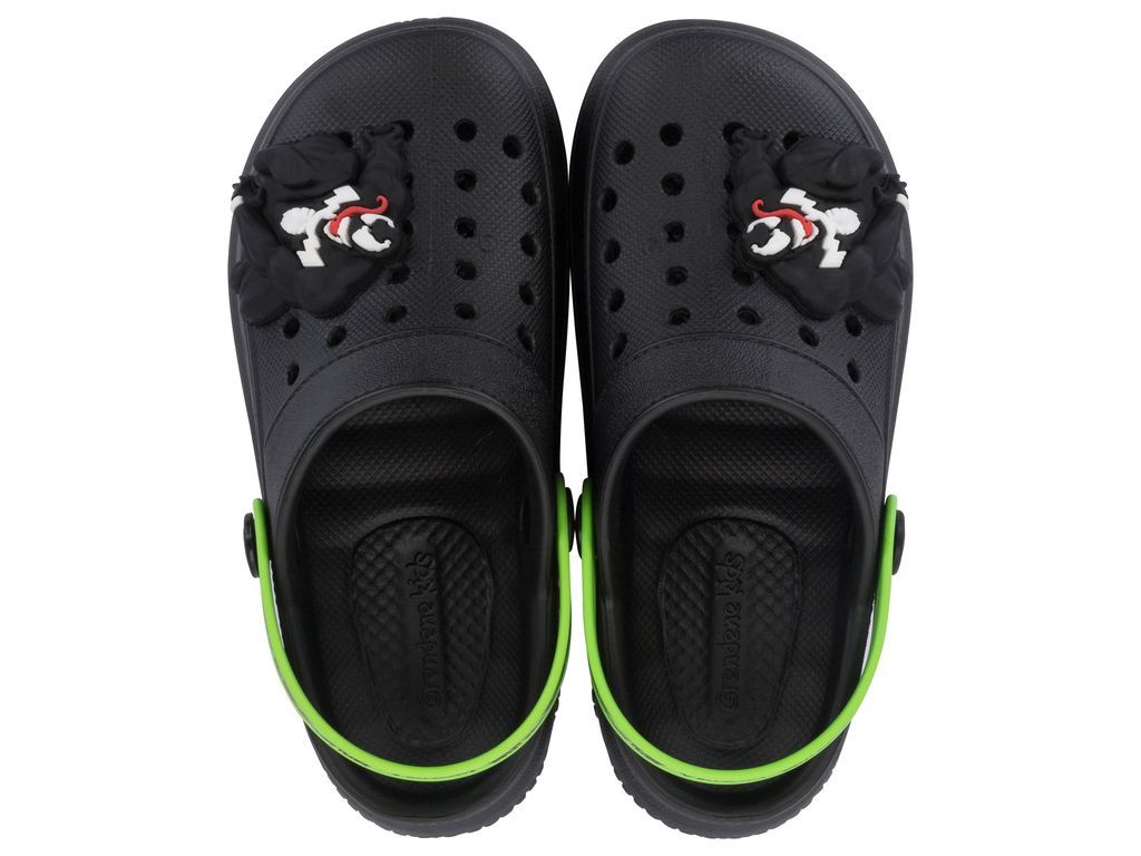 Sandalia Infantil Negro/Verde Marvel 157 Ipanema 26