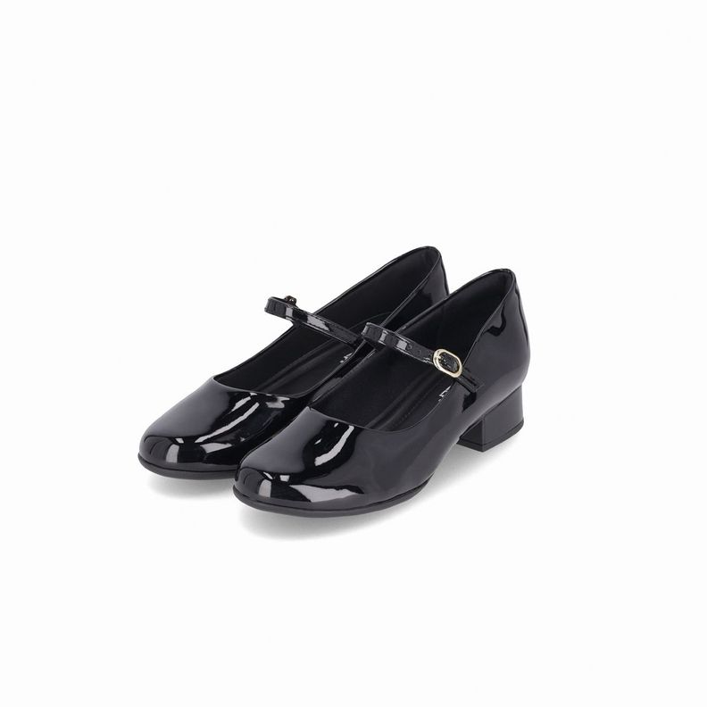 Zapato Mary Jane Mujer Negro/Charol 145 Piccadilly-1