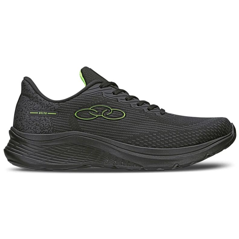 Zapatilla Hombre Delta Negro/Verde Olympikus-0