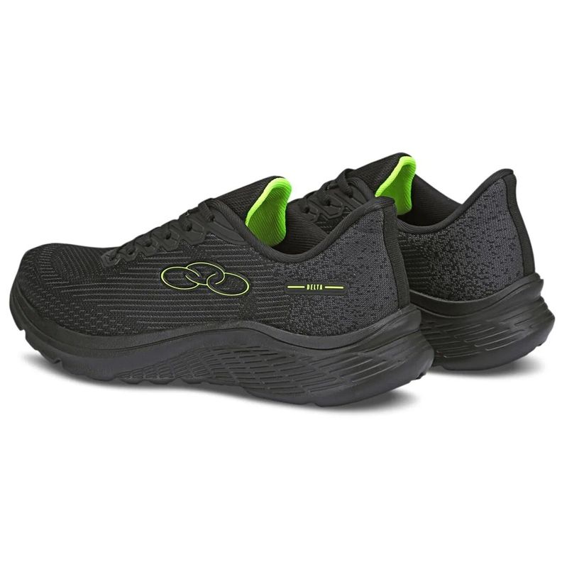 Zapatilla Hombre Delta Negro/Verde Olympikus-4