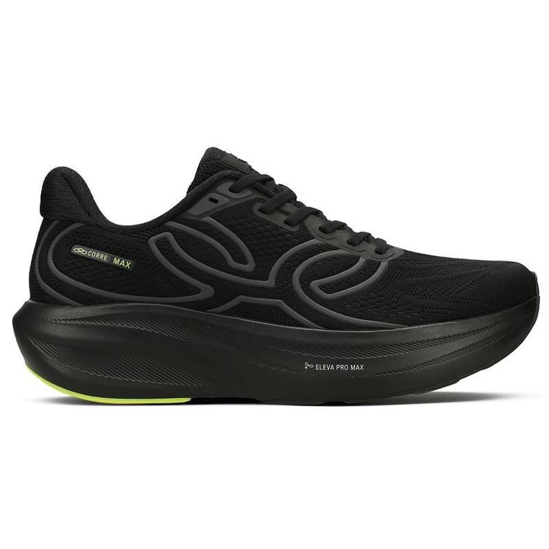 Zapatilla Running Mujer Corre MAX Negra Negro 35