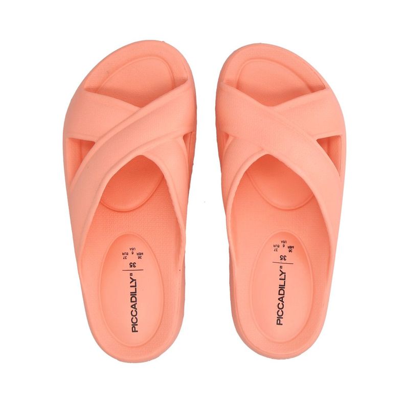 Sandalia Mujer Naranja Marshmallow Piccadilly-2