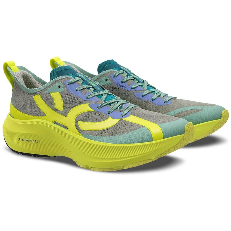 Zapatilla Running Hombre Corre 4 Amarillo/Gris-1