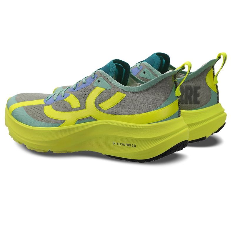 Zapatilla Running Hombre Corre 4 Amarillo/Gris-3